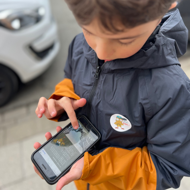 kind met ErfgoedApp