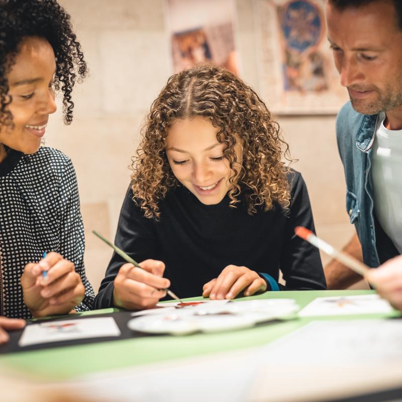 gezin dat tekent (memes)